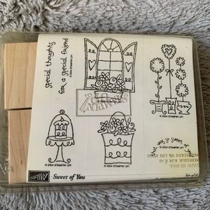 New Stampin Up Sweet of You Rubber Stamp Set